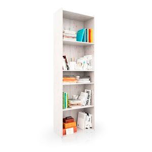 Biblioteca 5 Estantes 190 Cm61 Cm Blanco 1505