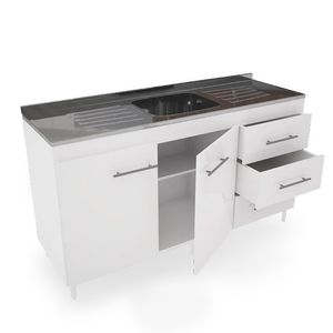 Bajo mesada 140 Cm 3014 Blanco