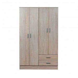 Placard 4 Puertas TANA ECO Fresno 113 Cm