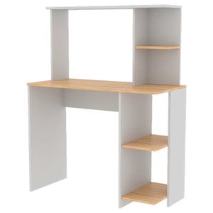 Escritorio ES2503Melamina 130 Cm 100 Cm45 Cm Blanco-Coco