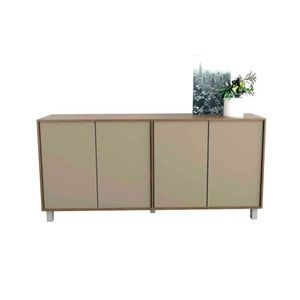 Bahiut Vajillero 7008 180x77x36 Cm Nogal Gris C.