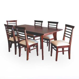 Juego de comedor Fija Castaño