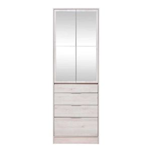 Placard 2 Puertas MURANO Pino Blanco 69,7 Cm
