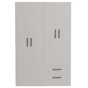 Placard 4 Puertas 340 Blanco 121 Cm
